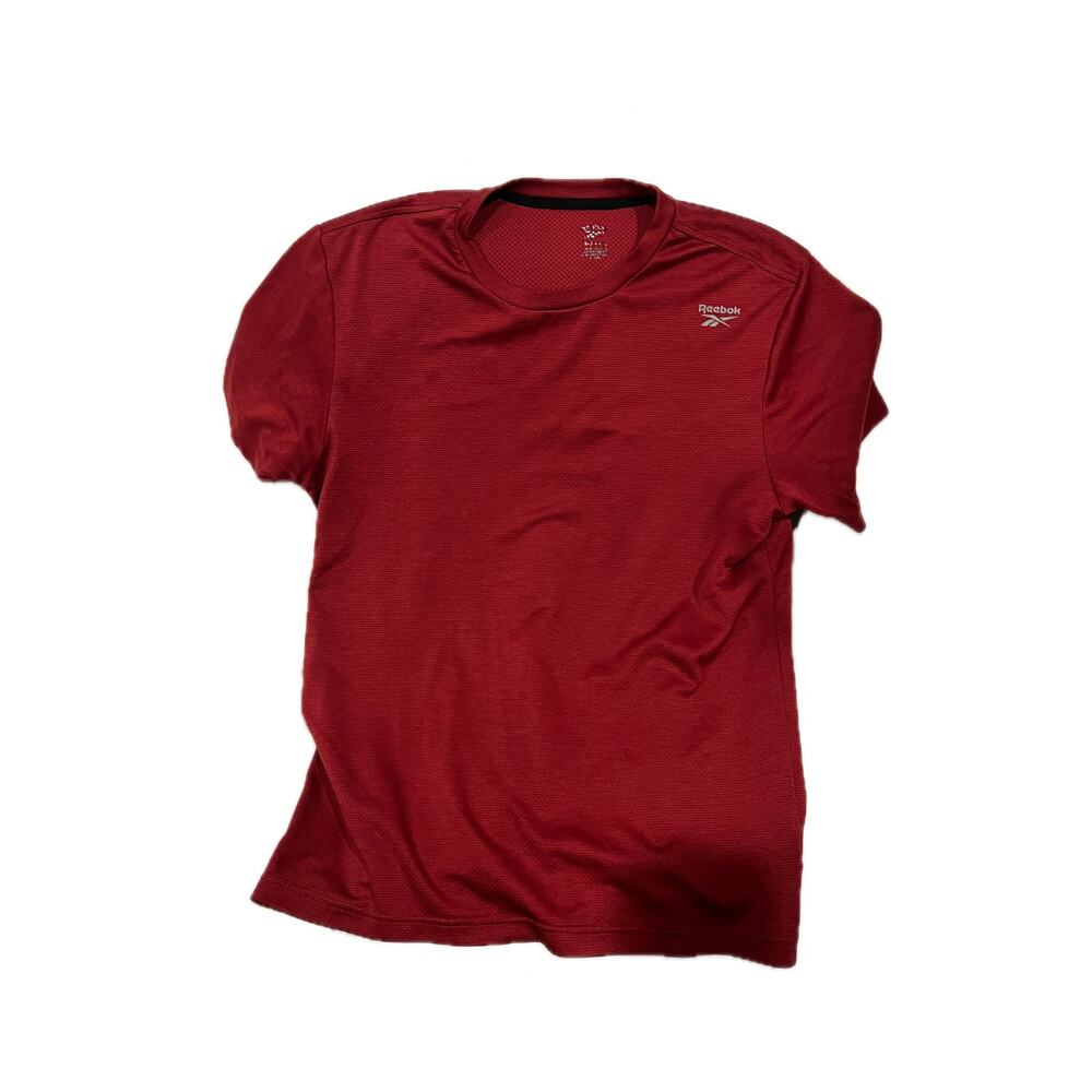 Reebok Red Sweat Wicking T-Shirt Mens M